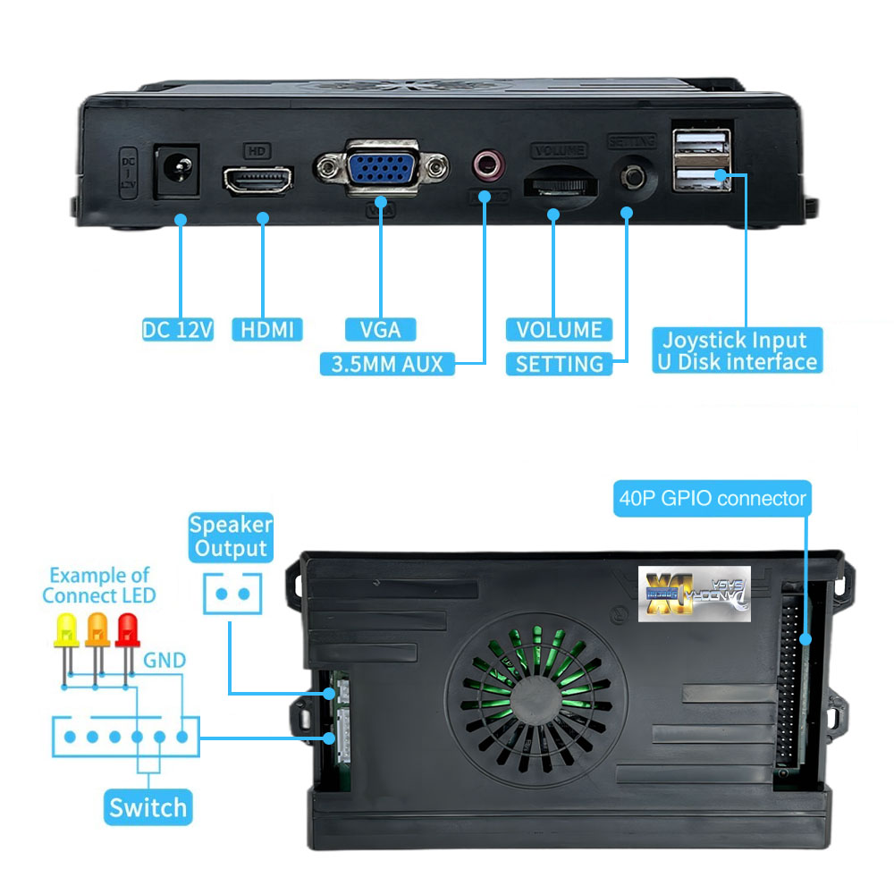 9800 in 1 Pandora Saga DX 2 Pl - Arcade Vibes review and price