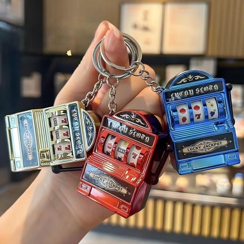 【F】Mini Slot Machine Key Chain - Arcade Game Jackpot review and price