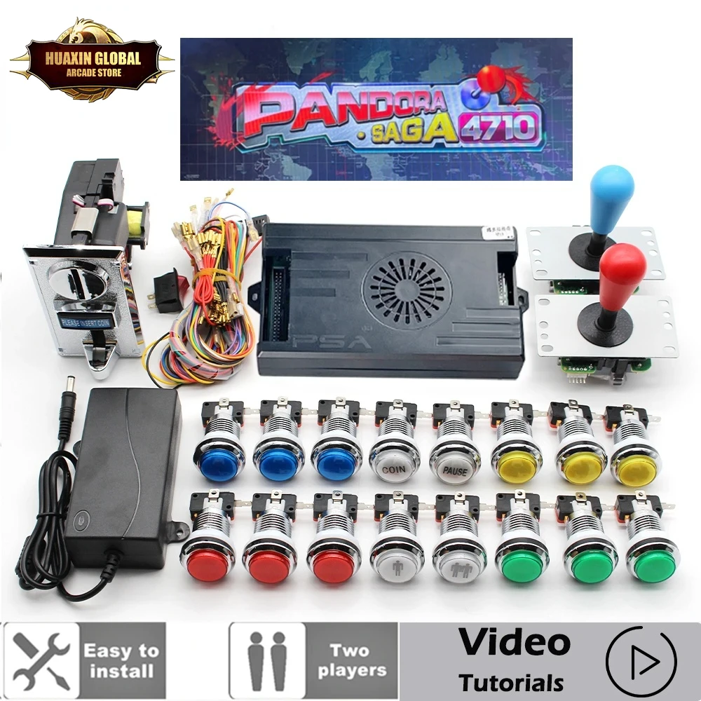 2 Player 4710 in 1 Pandora Sag - Trackball Controller Arcade review and price