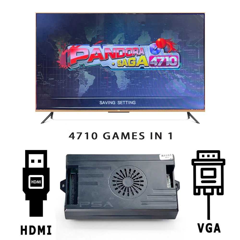 2 Player 4710 in 1 Pandora Sag - Trackball Controller Arcade review and price