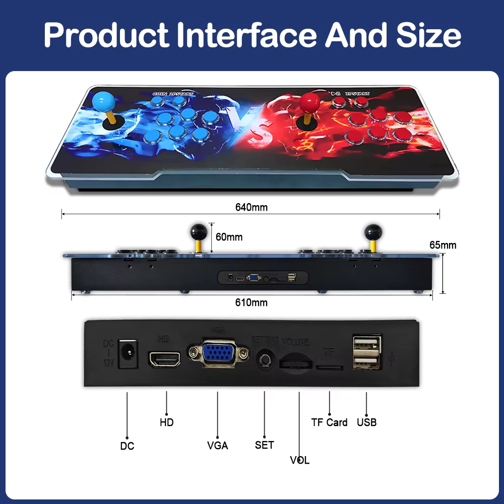 29800 In 1 Arcade Console 3D R - Trackball Controller Arcade review and price
