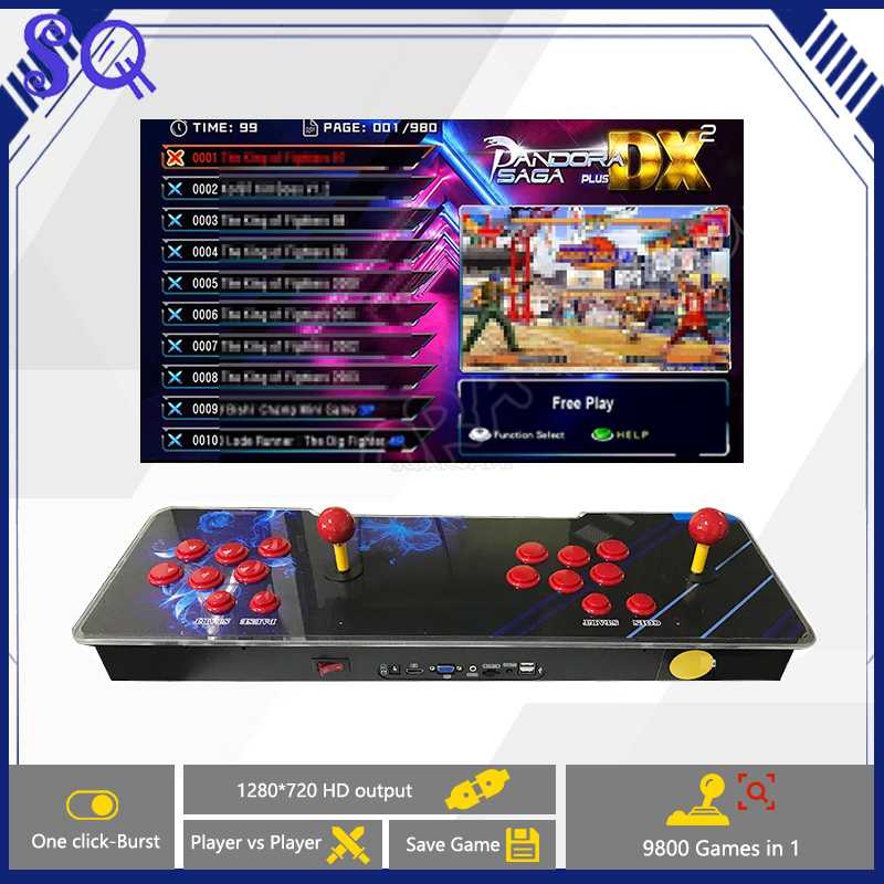 Pandora Saga DX 9800 All in On - Trackball Controller Arcade review and price